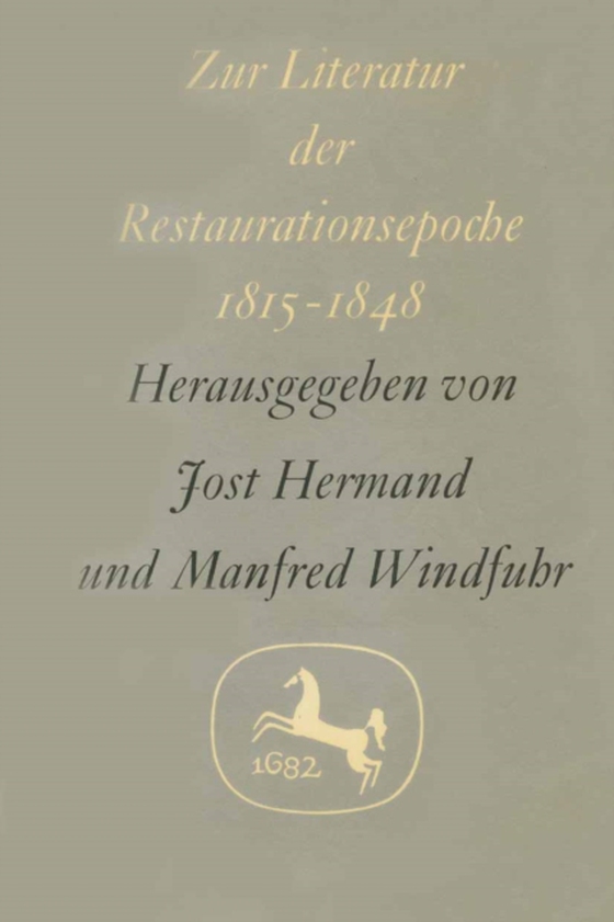 Zur Literatur der Restaurationsepoche 1815–1848 (e-bog) af -