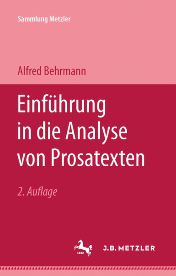 Einführung in die Analyse von Prosatexten