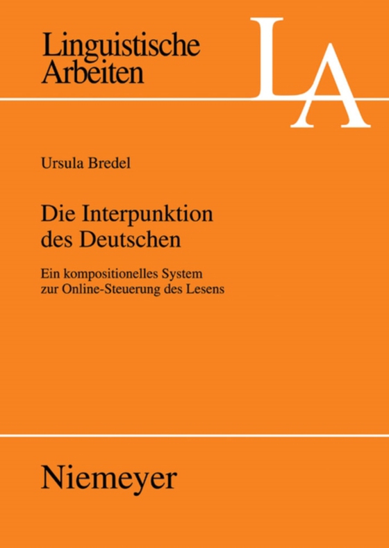 Die Interpunktion des Deutschen (e-bog) af Bredel, Ursula