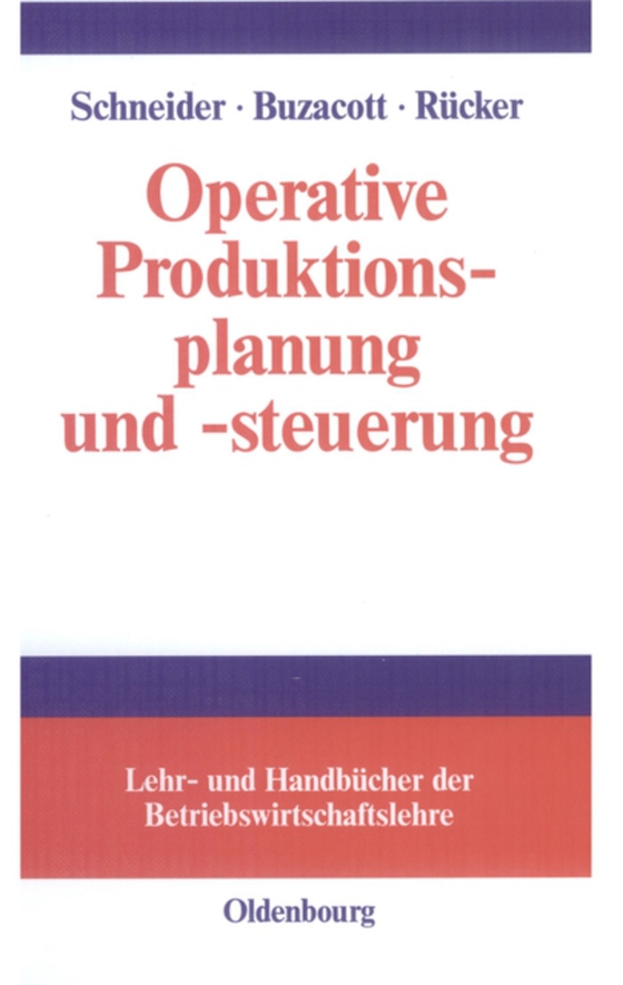 Operative Produktionsplanung und -steuerung (e-bog) af Rucker, Thomas