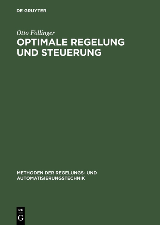 Optimale Regelung und Steuerung (e-bog) af Follinger, Otto