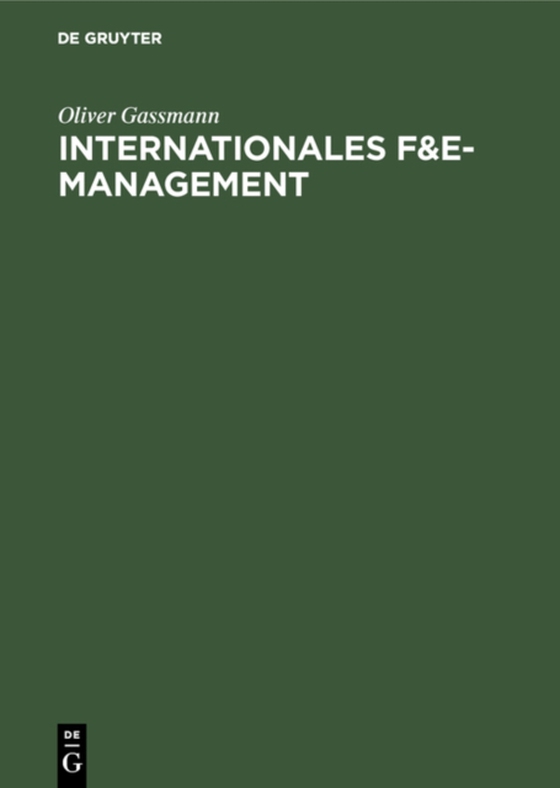 Internationales F&E-Management (e-bog) af Gassmann, Oliver