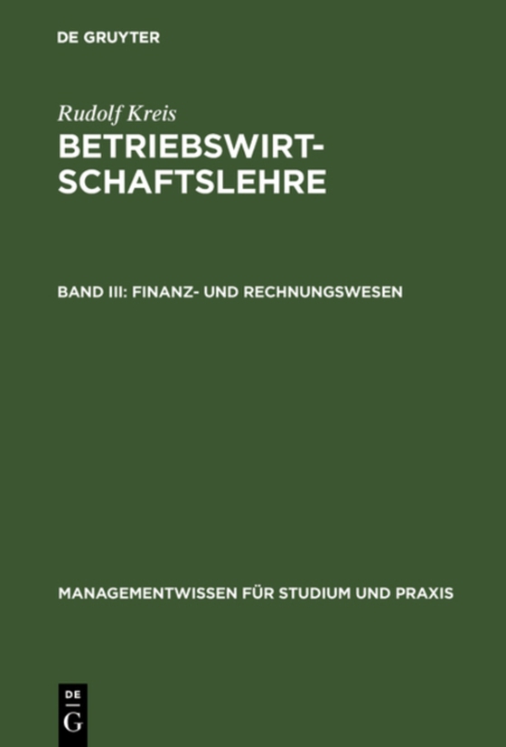 Betriebswirtschaftslehre (e-bog) af Kreis, Rudolf