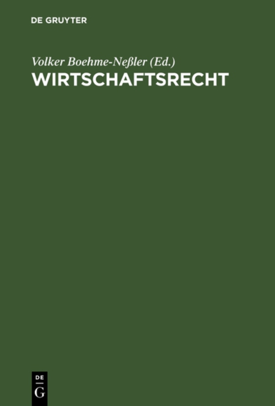 Wirtschaftsrecht (e-bog) af -