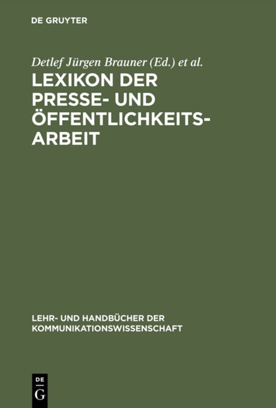 Lexikon der Presse- und Öffentlichkeitsarbeit (e-bog) af -