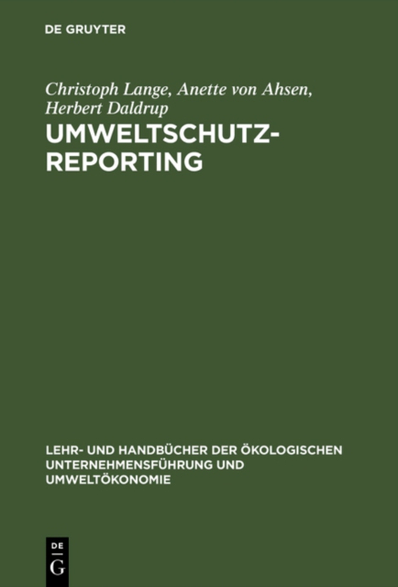 Umweltschutz-Reporting (e-bog) af Daldrup, Herbert