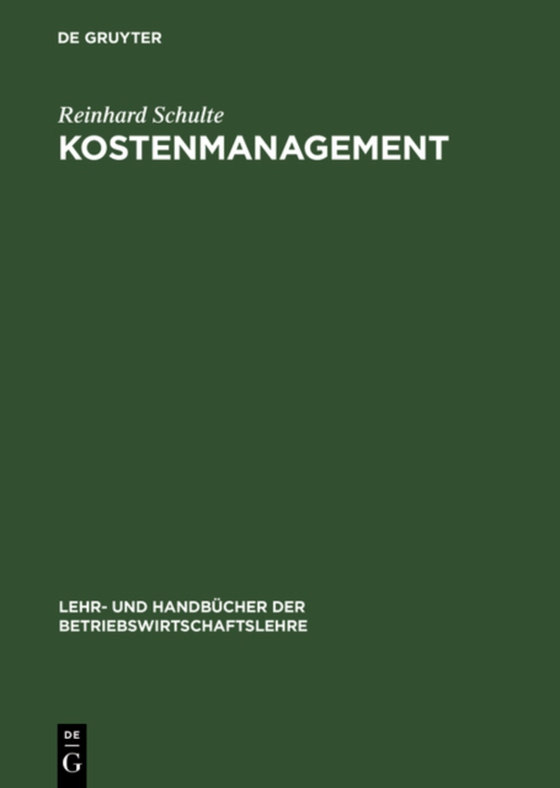 Kostenmanagement (e-bog) af Schulte, Reinhard