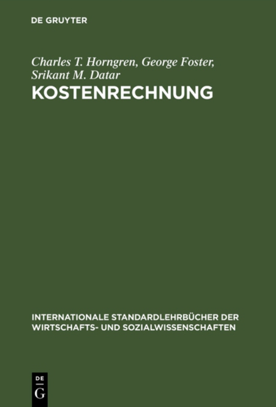Kostenrechnung (e-bog) af Datar, Srikant M.
