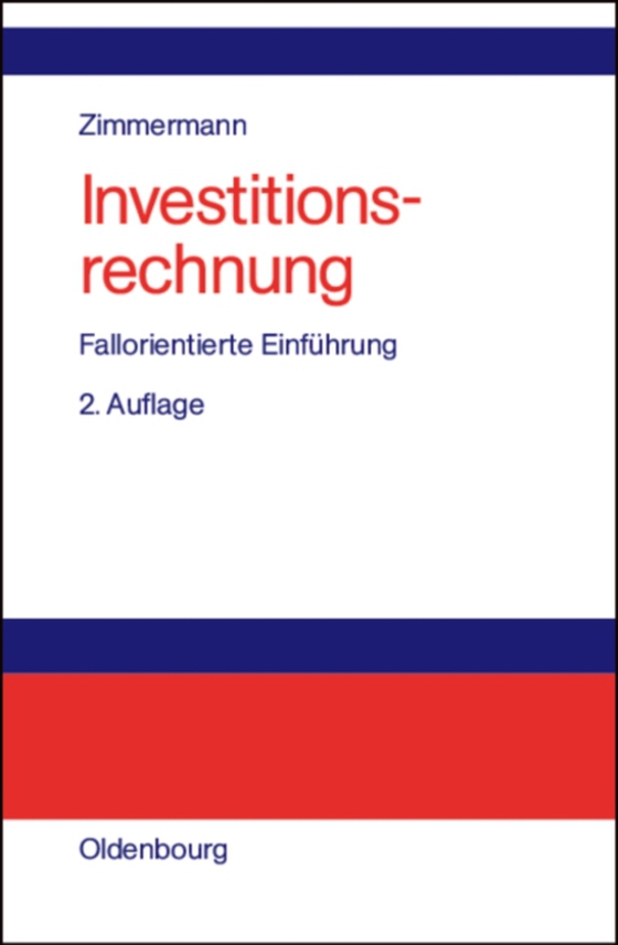 Investitionsrechnung (e-bog) af Zimmermann, Gebhard