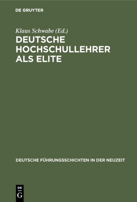 Deutsche Hochschullehrer als Elite (e-bog) af -