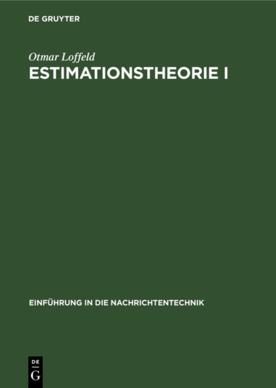 Estimationstheorie I (e-bog) af Loffeld, Otmar