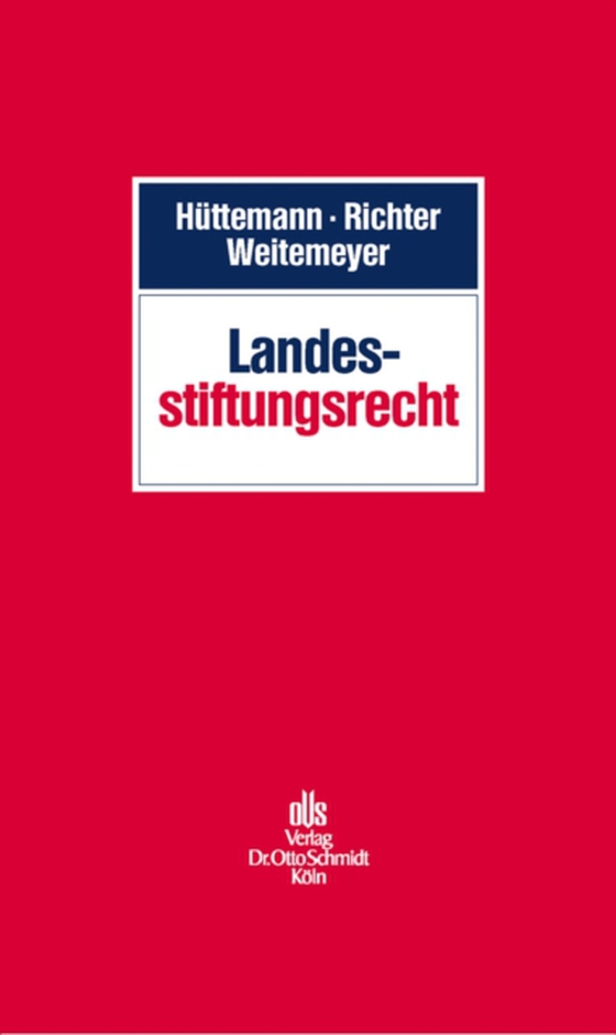 Landesstiftungsrecht (e-bog) af Weitemeyer, Birgit