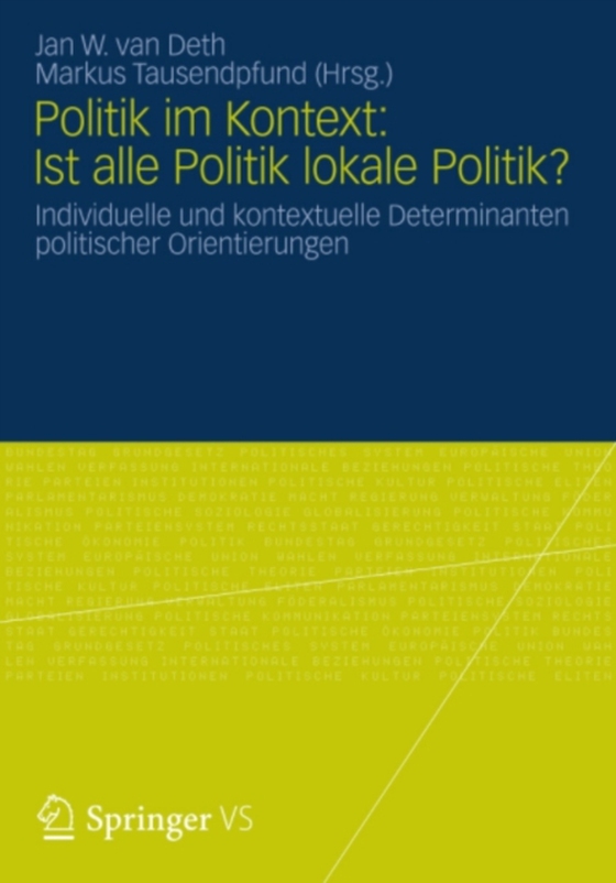 Politik im Kontext: Ist alle Politik lokale Politik? (e-bog) af -