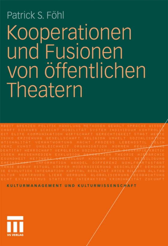 Kooperationen und Fusionen von öffentlichen Theatern