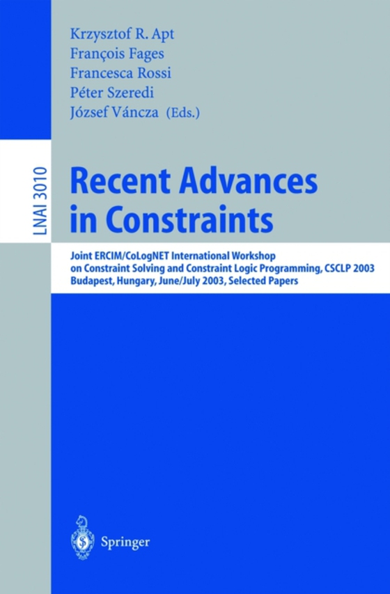 Recent Advances in Constraints (e-bog) af -