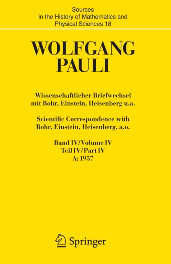 Wissenschaftlicher Briefwechsel mit Bohr, Einstein, Heisenberg u.a. / Scientific Correspondence with Bohr, Einstein, Heisenberg a.o. (e-bog) af Pauli, Wolfgang