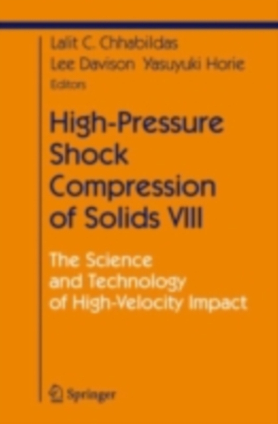 High-Pressure Shock Compression of Solids VIII (e-bog) af -