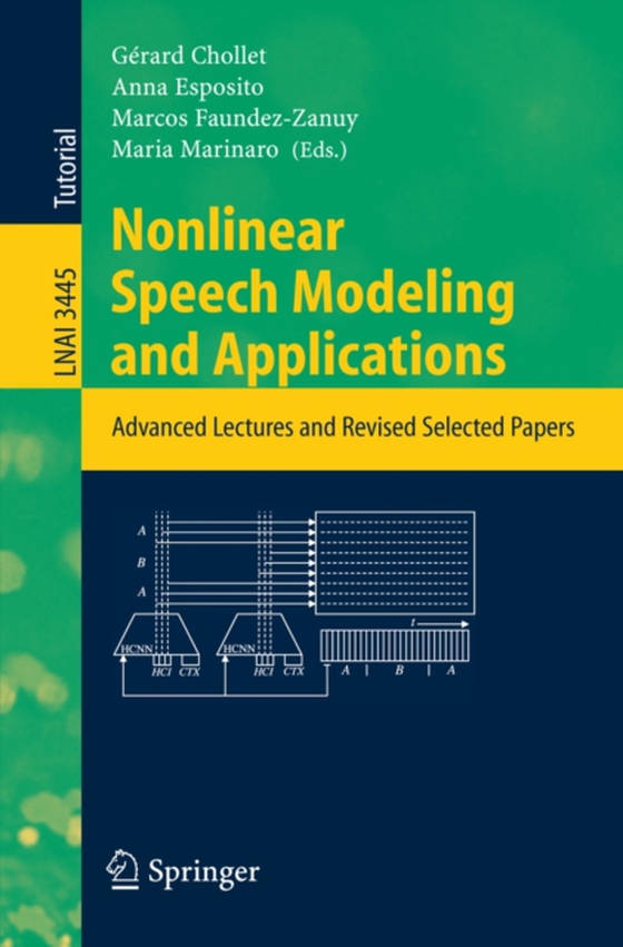 Nonlinear Speech Modeling and Applications (e-bog) af -