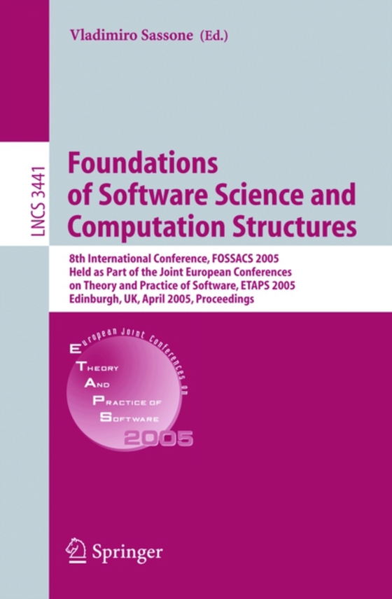 Foundations of Software Science and Computational Structures