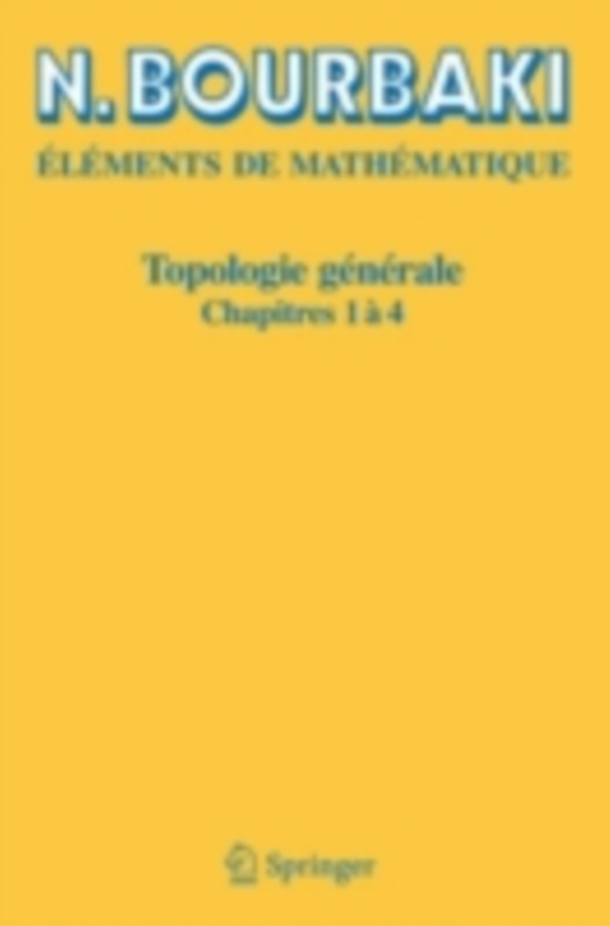 Topologie générale