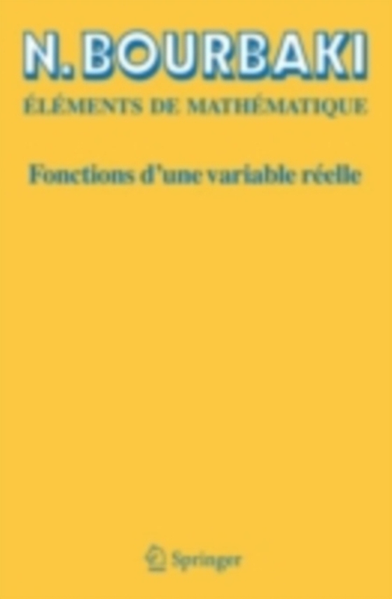 Fonctions d'une variable réelle (e-bog) af Bourbaki, N.