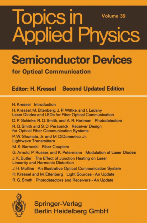 Semiconductor Devices for Optical Communication (e-bog) af -