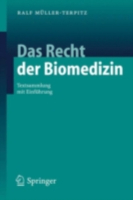 Das Recht der Biomedizin (e-bog) af Muller-Terpitz, Ralf