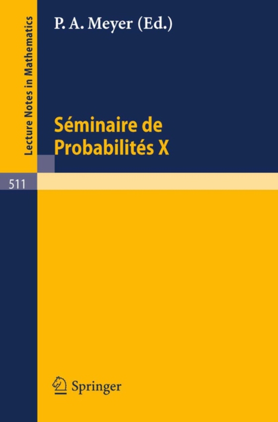 Séminaire de Probabilités X (e-bog) af -