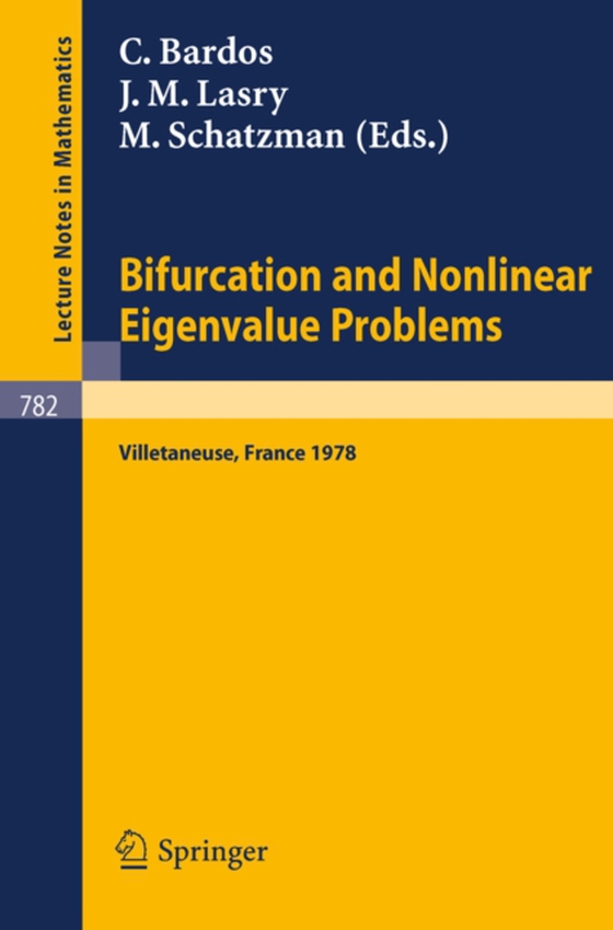 Bifurcation and Nonlinear Eigenvalue Problems (e-bog) af -