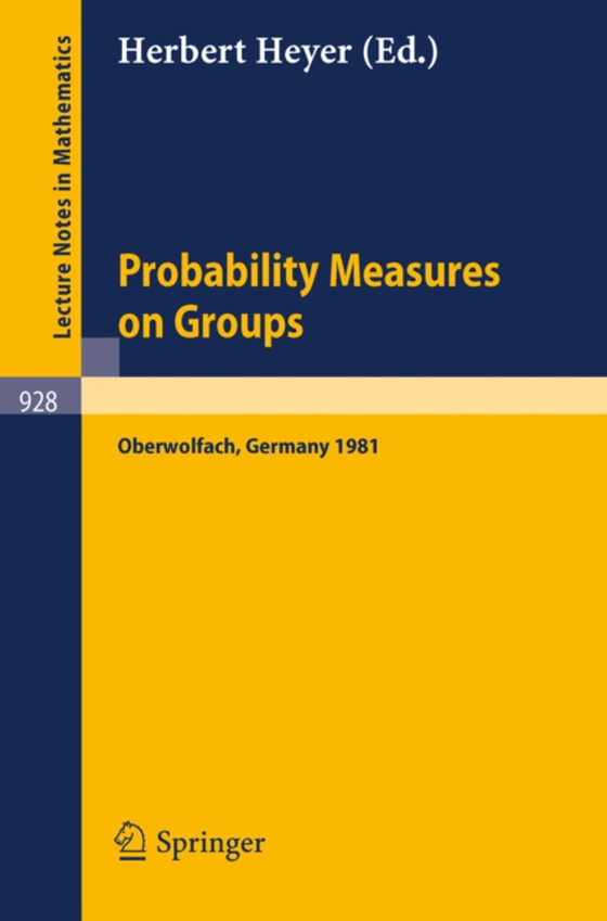 Probability Measures on Groups (e-bog) af -