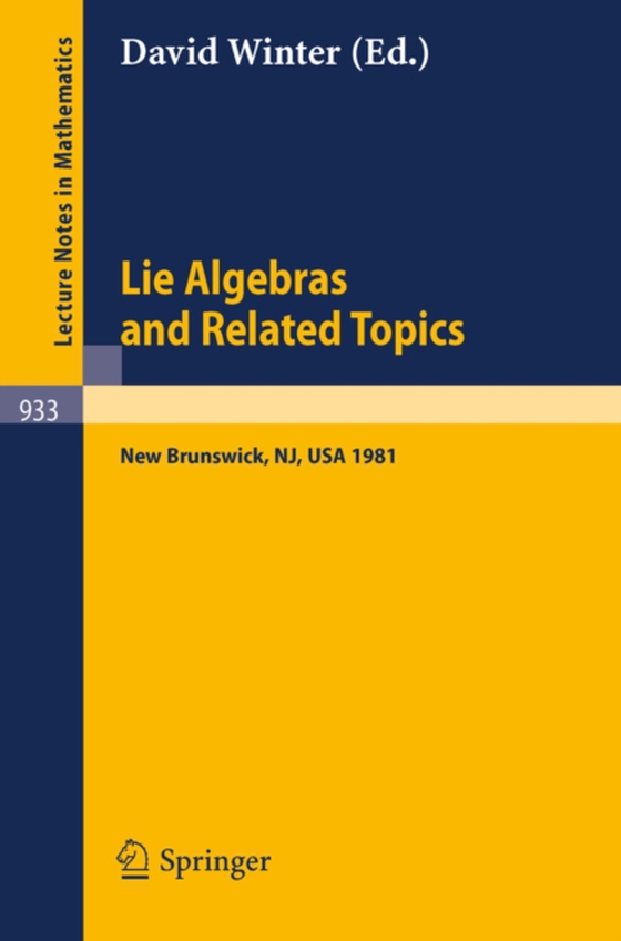 Lie Algebras and Related Topics (e-bog) af -