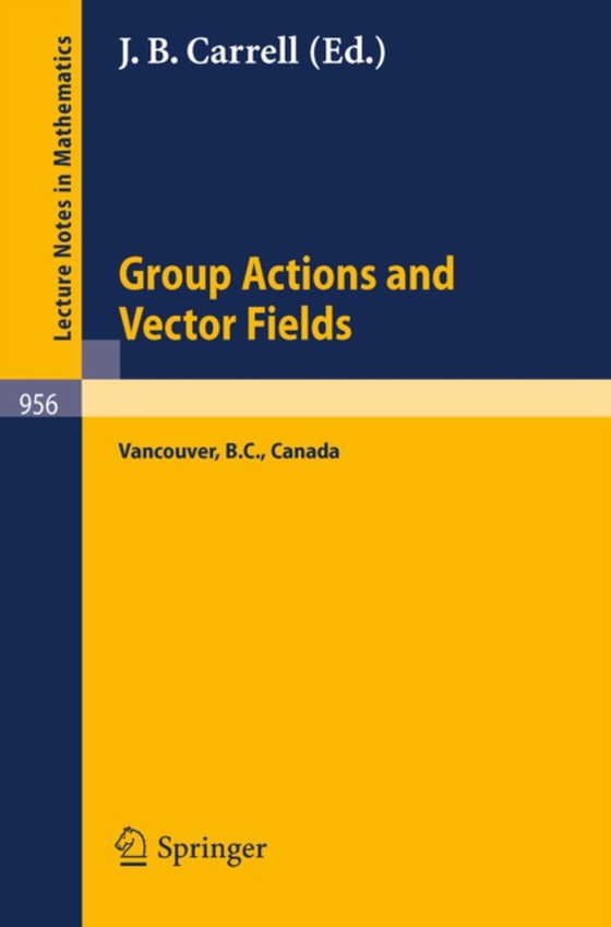 Group Actions and Vector Fields (e-bog) af -