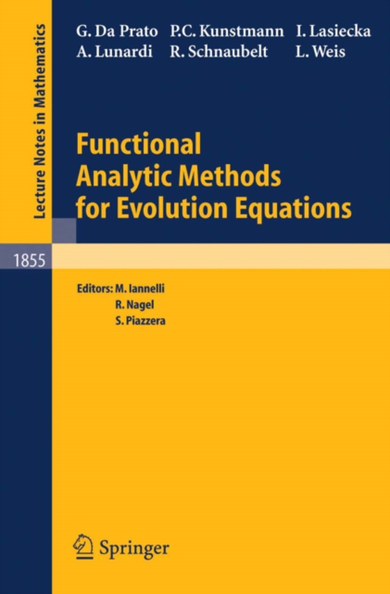 Functional Analytic Methods for Evolution Equations (e-bog) af Weis, Lutz