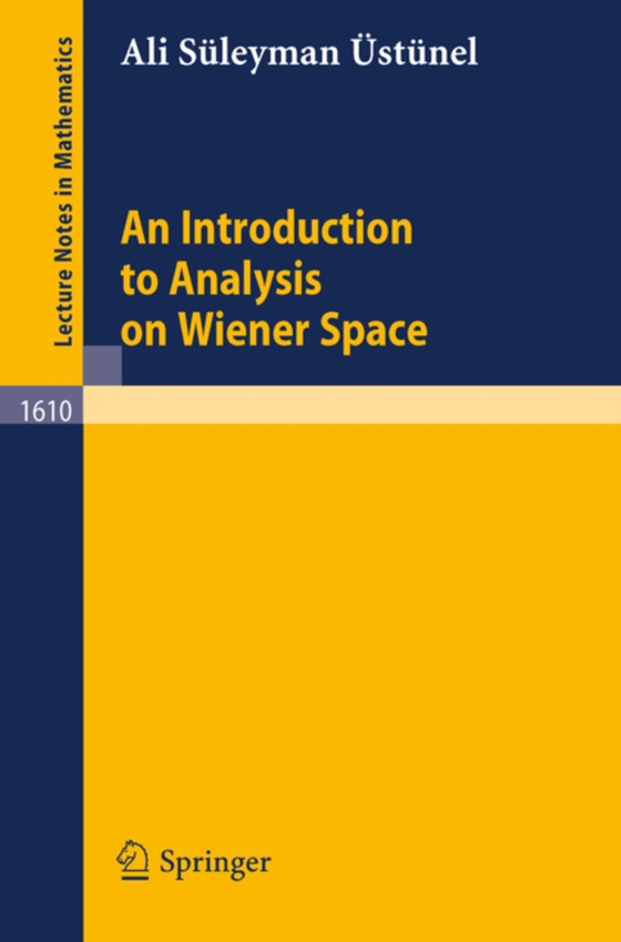 Introduction to Analysis on Wiener Space (e-bog) af Ustunel, Ali S.