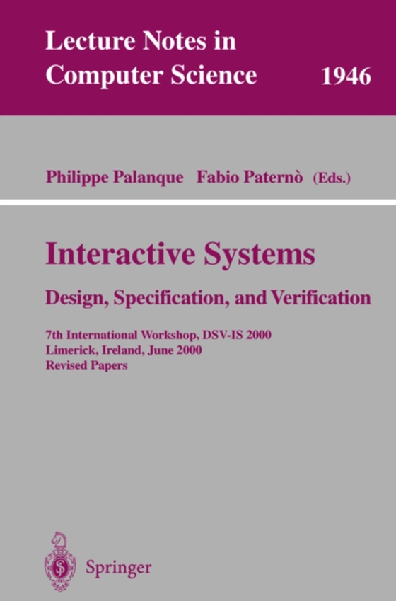 Interactive Systems. Design, Specification, and Verification (e-bog) af -