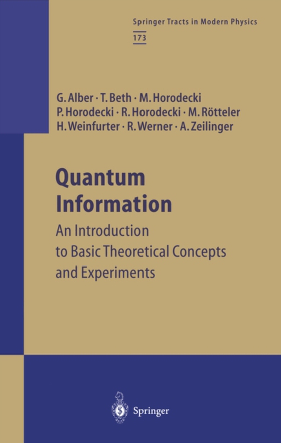 Quantum Information (e-bog) af Zeilinger, Anton