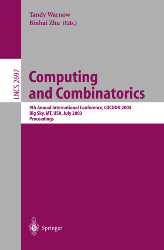 Computing and Combinatorics (e-bog) af -