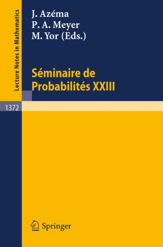 Seminaire de Probabilites XXIII (e-bog) af -