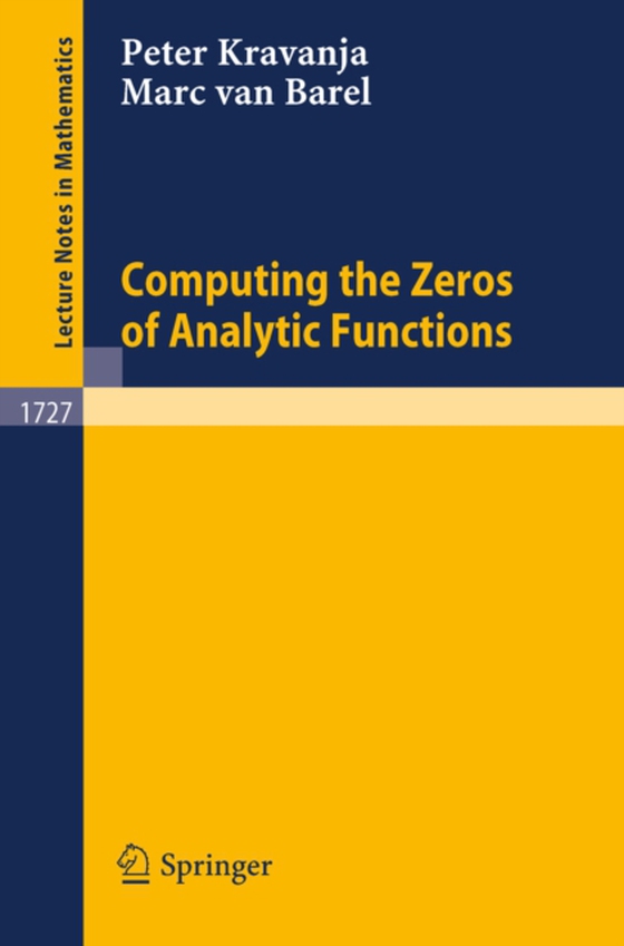 Computing the Zeros of Analytic Functions (e-bog) af Barel, Marc Van