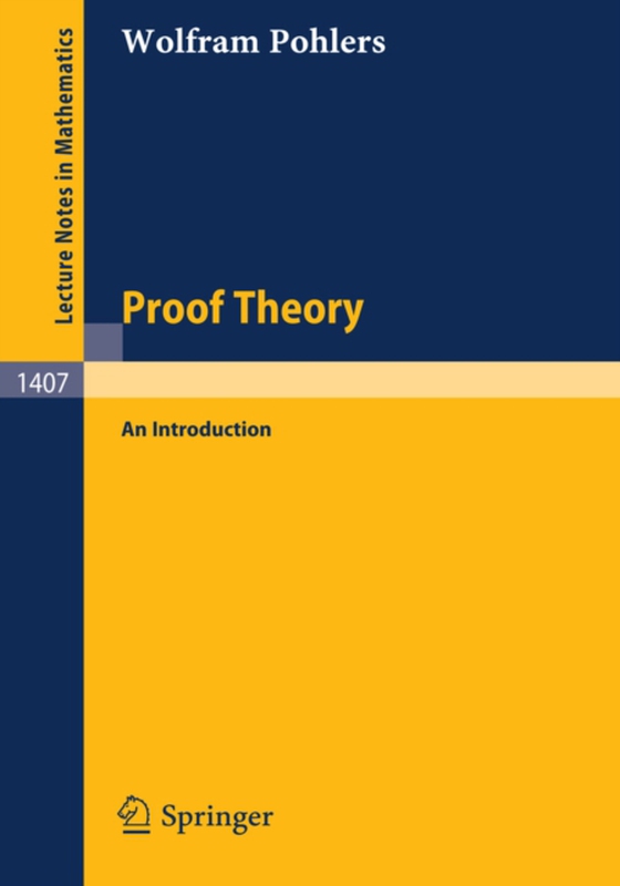 Proof Theory (e-bog) af Pohlers, Wolfram