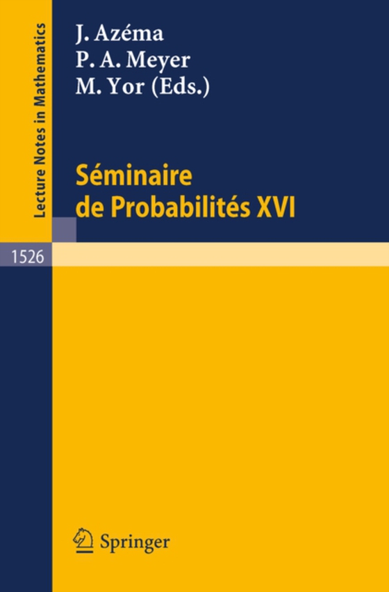 Seminaire de Probabilites XXVI (e-bog) af -