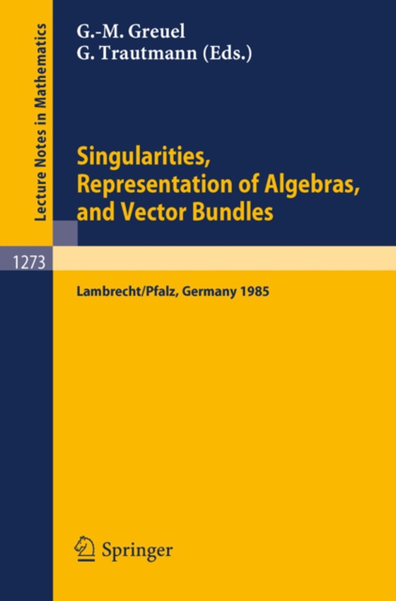 Singularities, Representation of Algebras, and Vector Bundles (e-bog) af -