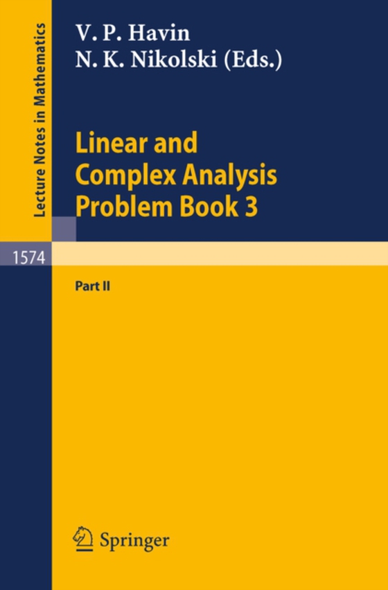 Linear and Complex Analysis Problem Book 3 (e-bog) af -