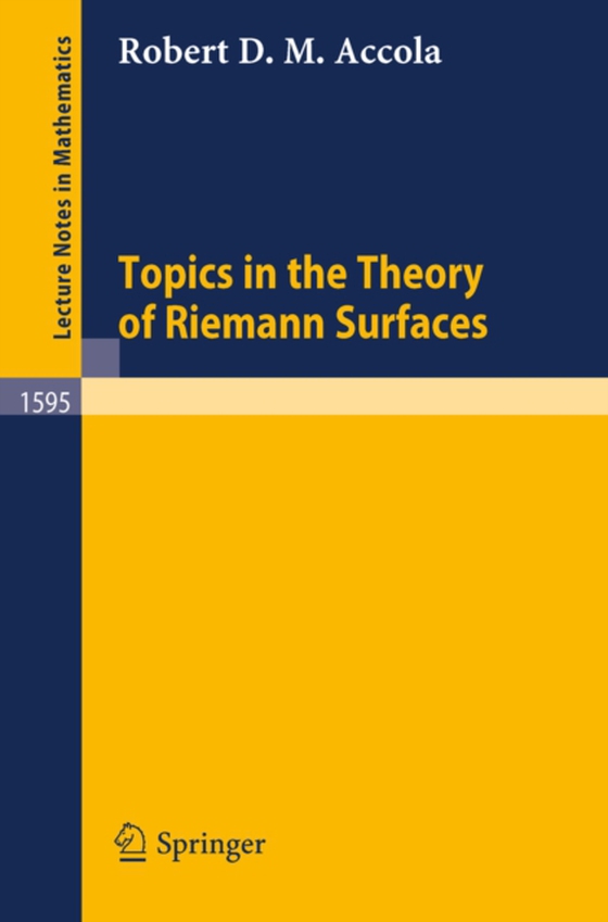 Topics in the Theory of Riemann Surfaces (e-bog) af Accola, Robert D.M.