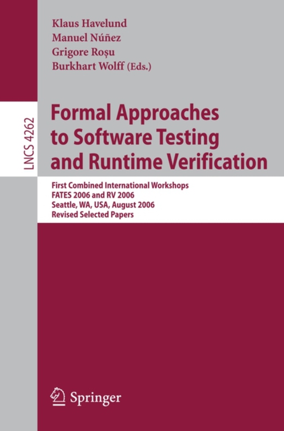 Formal Approaches to Software Testing and Runtime Verification (e-bog) af -