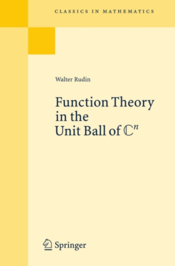 Function Theory in the Unit Ball of Cn (e-bog) af Rudin, Walter