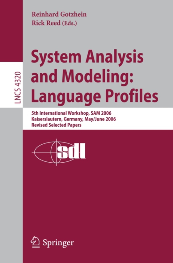 System Analysis and Modeling: Language Profiles (e-bog) af -