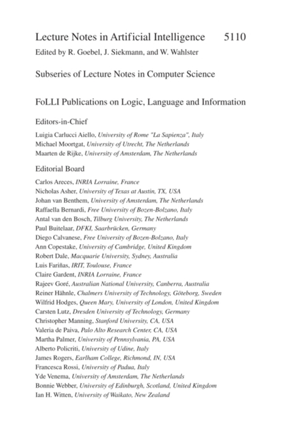 Logic, Language, Information and Computation (e-bog) af -