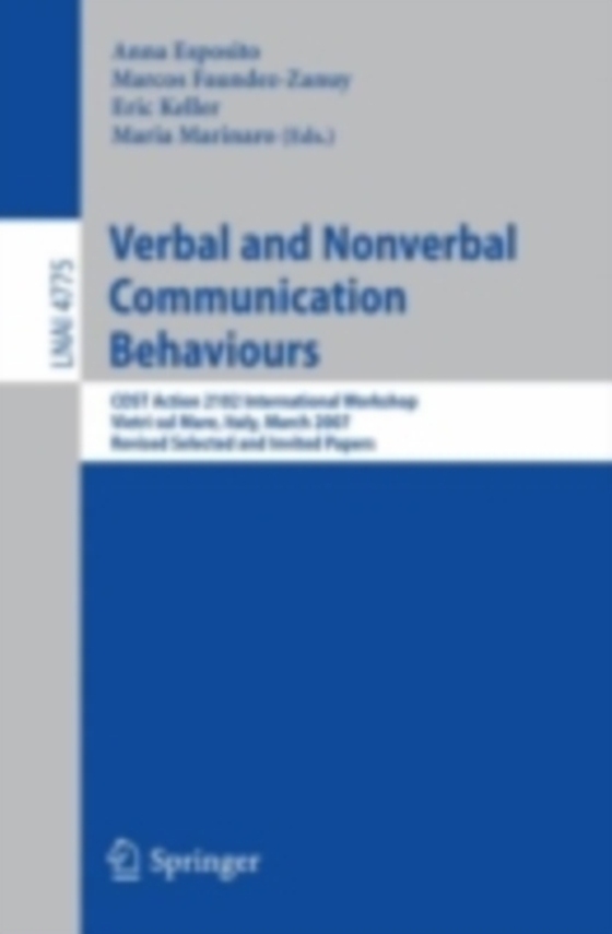 Verbal and Nonverbal Communication Behaviours (e-bog) af -