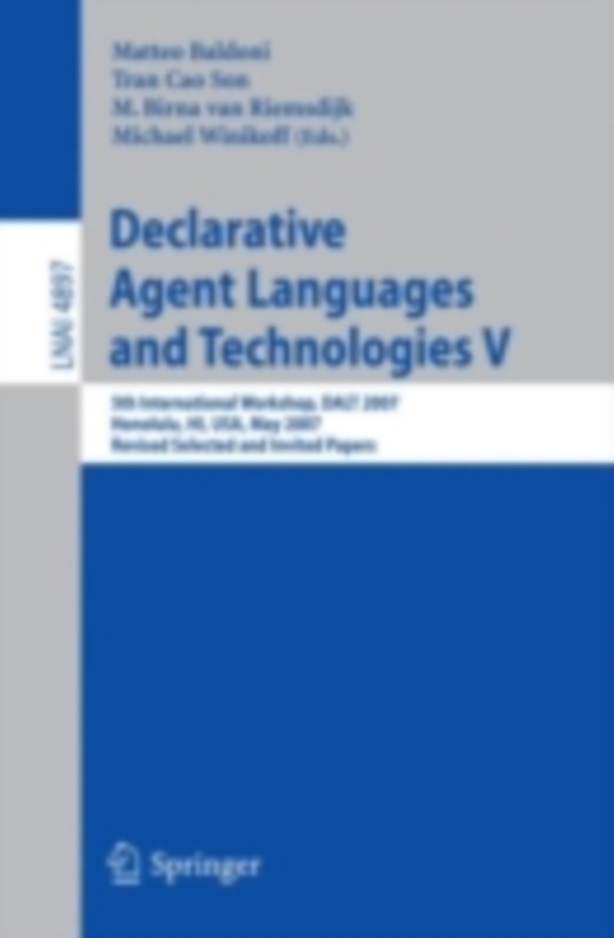 Declarative Agent Languages and Technologies V